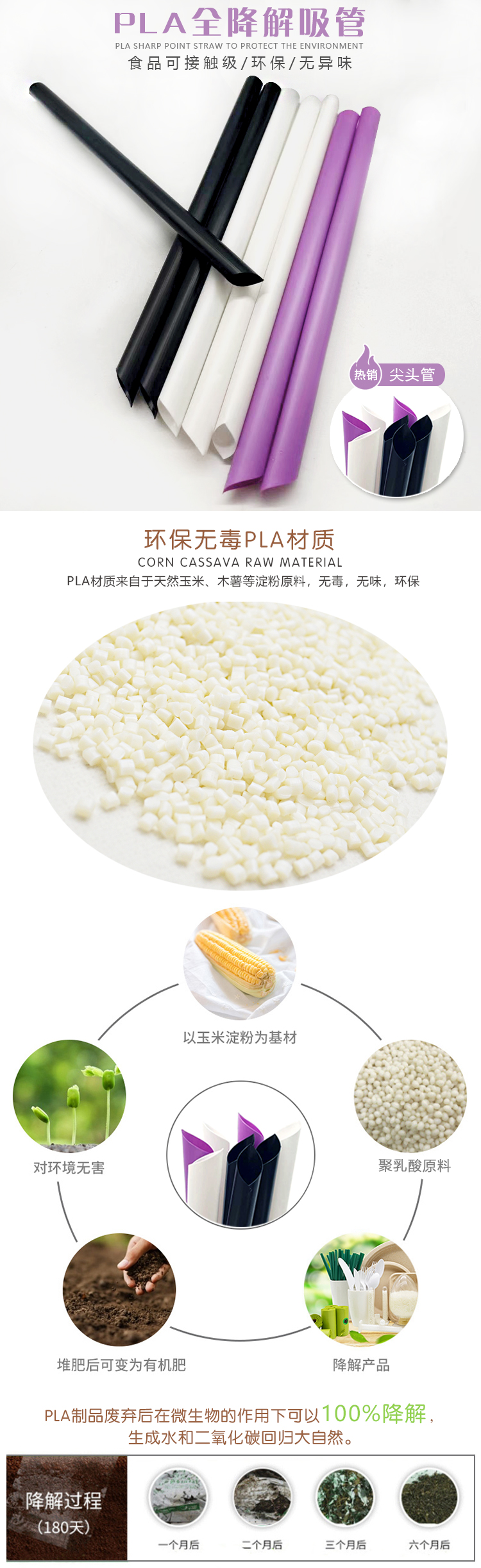 PLA一次性塑料吸管源头工厂可定制 - 上；；；；；２恍嗲樵凳狄涤邢薰